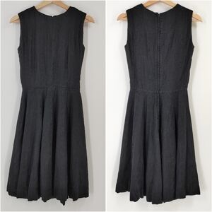 Donald Brooks I. Magnin & Co 1960s Vintage Flare Sleeveless Dress